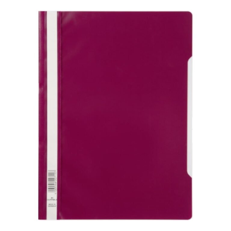 Durable Clear View Folder – Economy A4, Pink