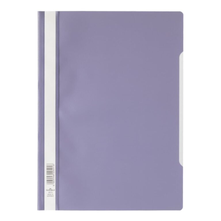 Durable Clear View Folder – Economy A4, Lilac