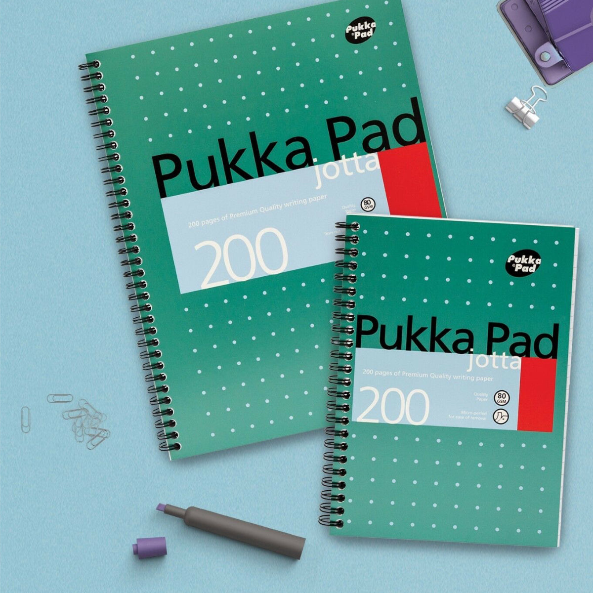 11744_PukkaPadJottaWireboundA4_squared_80gsm_200sheets_pad_Green_3.jpg