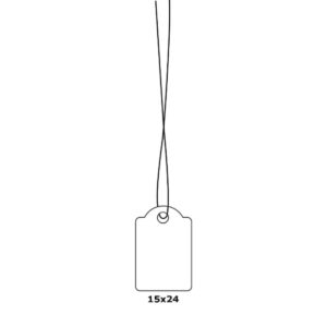 Herma Merchandise Tags with String – White