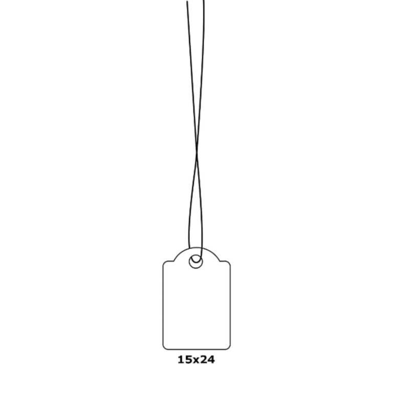 Herma Merchandise Tags with String – White