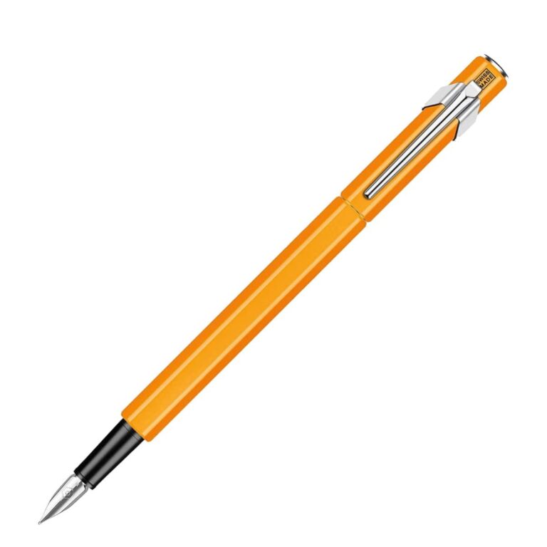 Caran d’Ache 849 Fountain Pen Metal, M nib, Fluo Orange