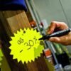 edding 2200C Permanent Marker, 1-5mm Chisel Tip, Violet - Thumbnail Image 3