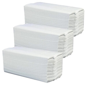 Sanita C-Fold Hand Towels 21 x 22 cm – 150 Sheets x 3 Packs