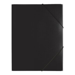 Pagna Folder A4 with elastic fastener PP, Black