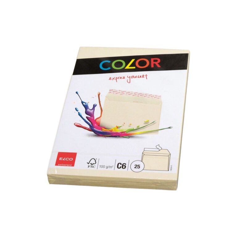 Elco Color Envelope C6, 4.5″x 6.5″, 100g, 25/pack, Beige