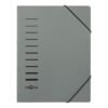 Pagna Folder A4, 6 compartments, with elastic fastener, PP, Assorted Colors - Thumbnail Image 1