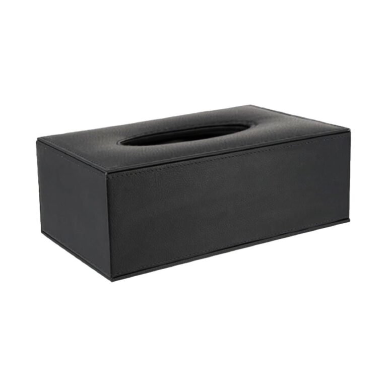 Konrad S PU Leather Rectangular Tissue Box Cover 25 x 13 x 8.5 cm