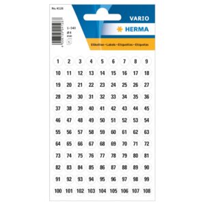 Herma Vario Numbered Sticker Dots