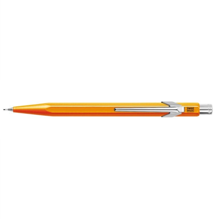 Caran d’Ache 844 Mechanical Pencil Metal 0.7mm, Fluo Orange