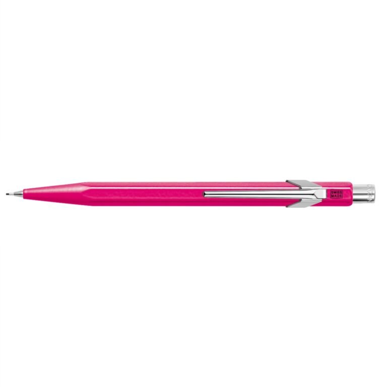 Caran d’Ache 844 Mechanical Pencil Metal 0.7mm, Fluo Pink