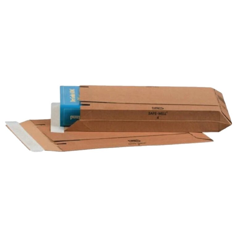 NIPS Safe-Well Rigid Cardboard Envelope, C4 250×353 mm, Brown