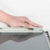 Alu Snap Frame Wall A4, rounded corner, 25mm profile, Silver anodized - Thumbnail Image 2