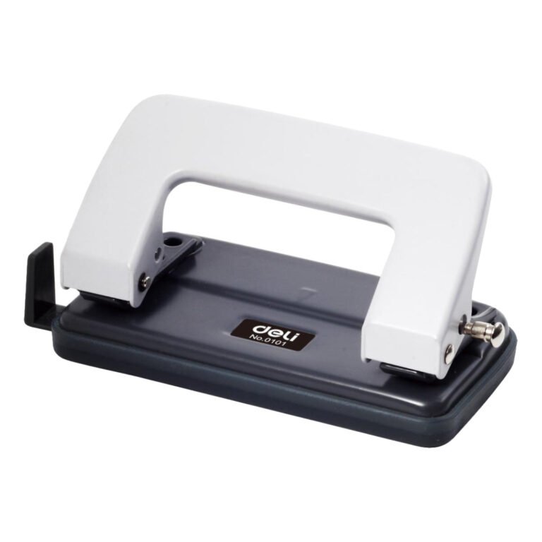 Deli 2 Hole Puncher No. 0101, 10 Sheets Capacity, Assorted Colors