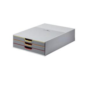 Durable VARICOLOR 3 Desktop Drawer Box, 3 Drawers, A4/C4