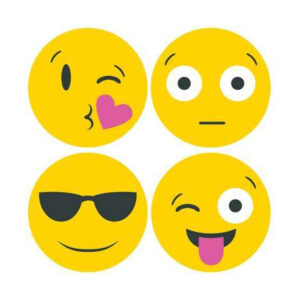 3M Post-it Notes BC-2030, Assorted Emoji, 73.6×73.6 mm, Yellow