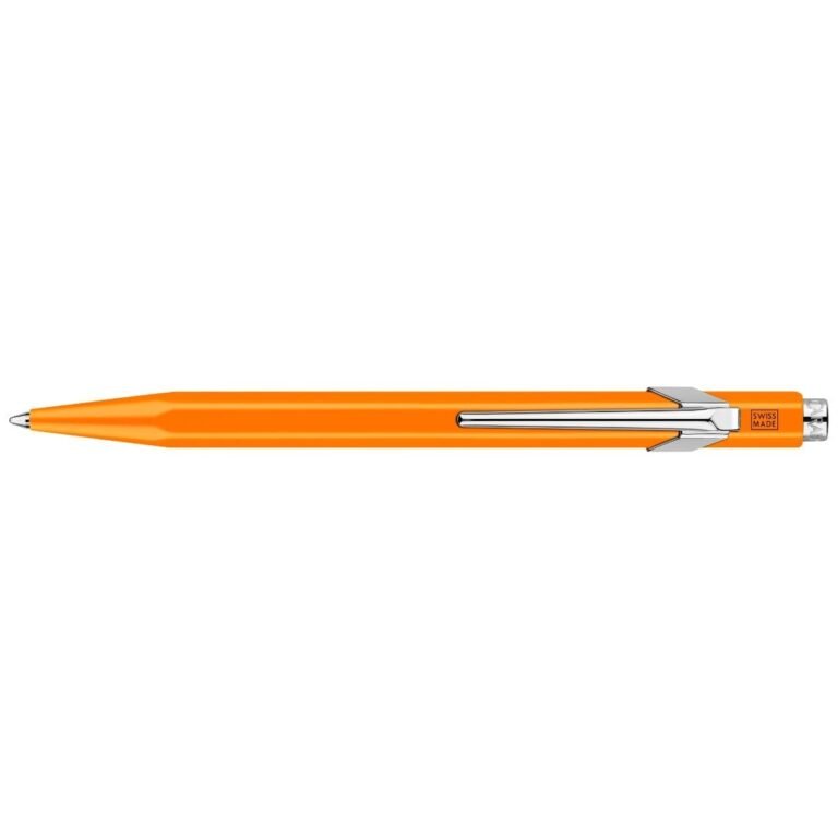 Caran d’Ache 849 Ballpoint Pen, 0.25mm, Fluo Orange