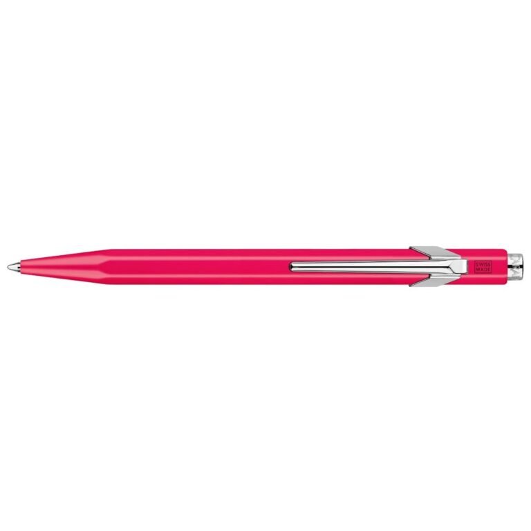 Caran d’Ache 849 Ballpoint Pen, 0.25mm, Fluo Pink