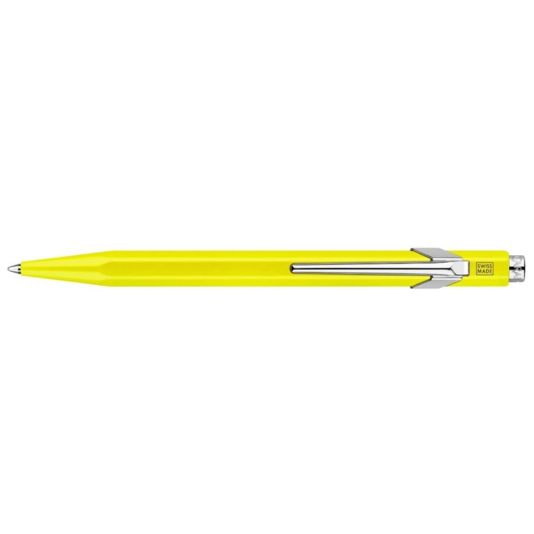 Caran d’Ache 849 Ballpoint Pen, 0.25mm, Fluo Yellow