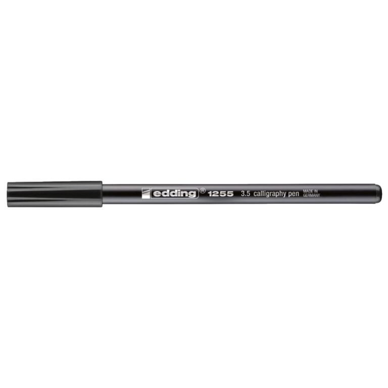 edding 1255 Calligraphy Pen, 3.5mm Chisel Tip, Black