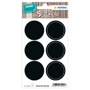 Herma Home Blackboard Sticker Labels – Black