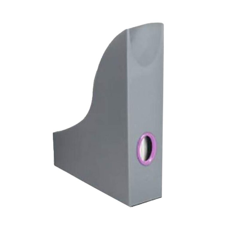 Durable Varicolor – Magazine Rack with coloured thumb hole, Anthrazite/Pink