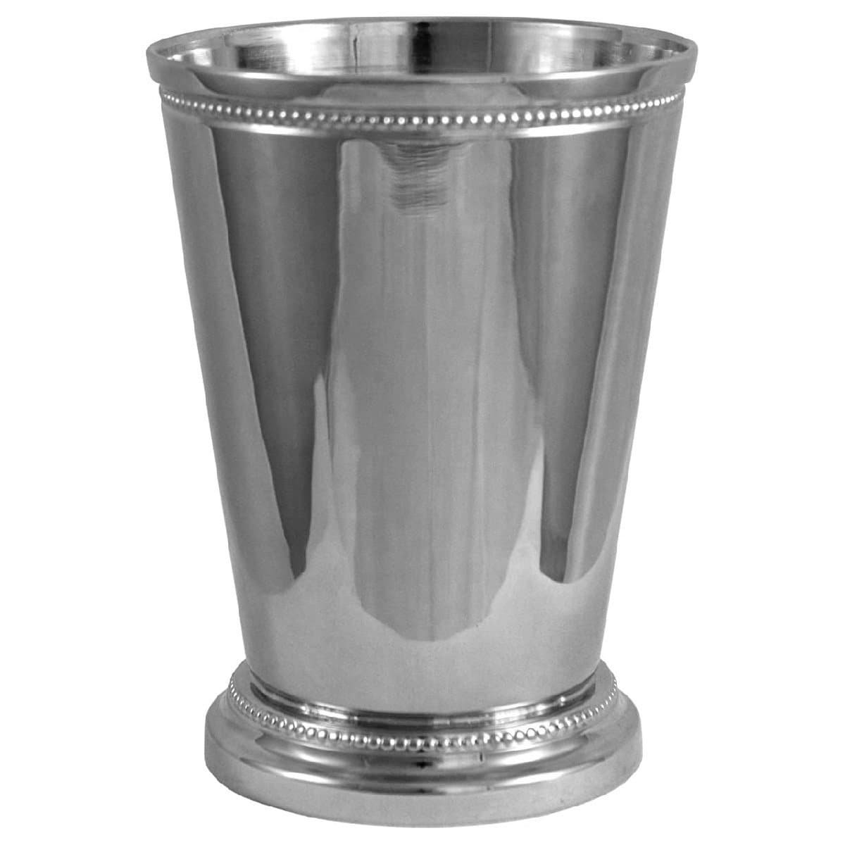 Brass Julep Cup Pen Holder, Silver Plated - Image 4