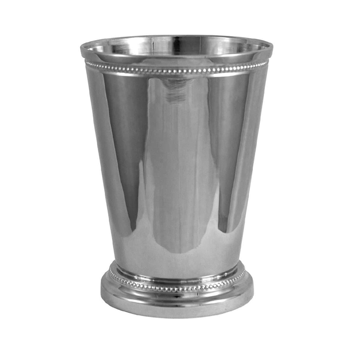 Brass Julep Cup Pen Holder, Silver Plated - Image 3