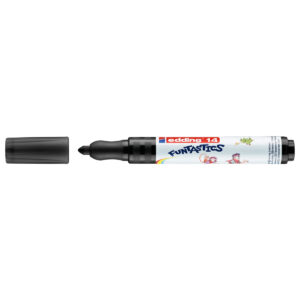 edding 14 FUNTASTICS Fibre Pen for Children, 3mm Bullet Tip, Black