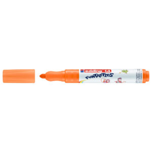 edding 14 FUNTASTICS Fibre Pen for Children, 3mm Bullet Tip, Orange