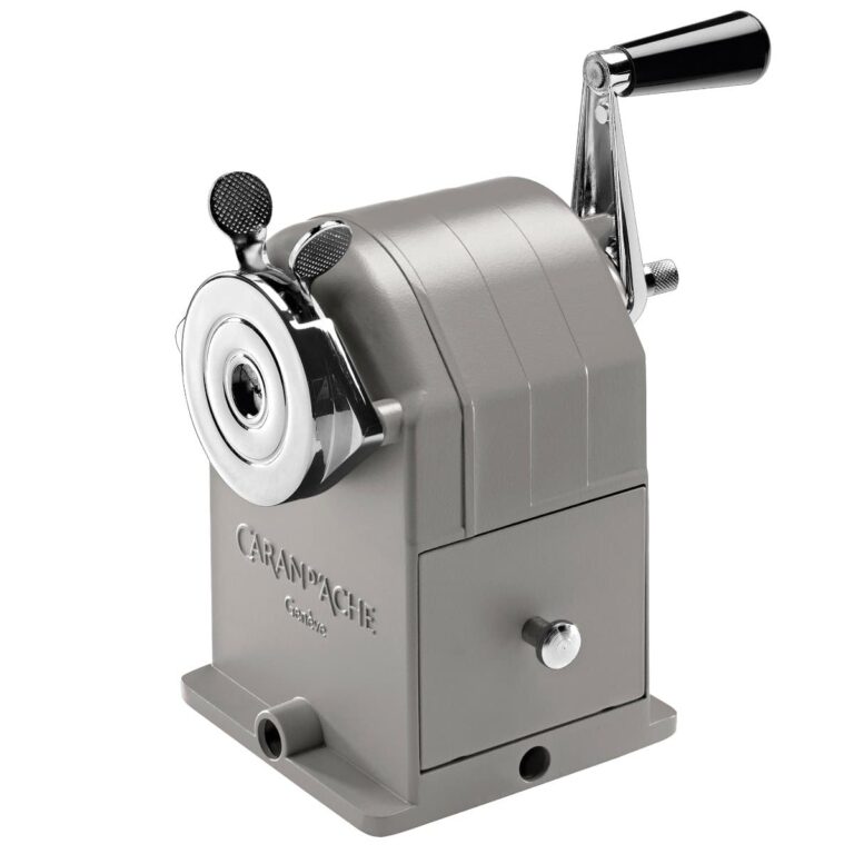 Caran d’Ache Metal Rotary Pencil Sharpener VINTAGE, Grey