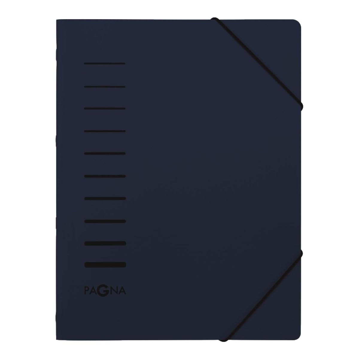 Pagna Folder A4, 6 compartments, with elastic fastener, PP, Assorted Colors - Image 2