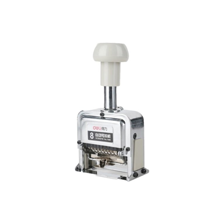 Deli 7508 Numbering Machine, 50.5×32.5×19.5cm, 8 digits