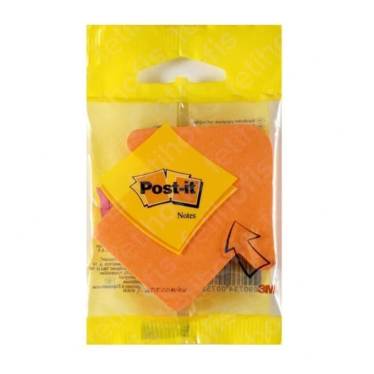 3M Post-it Notes 2007A, Arrow, 70×70 mm, Orange