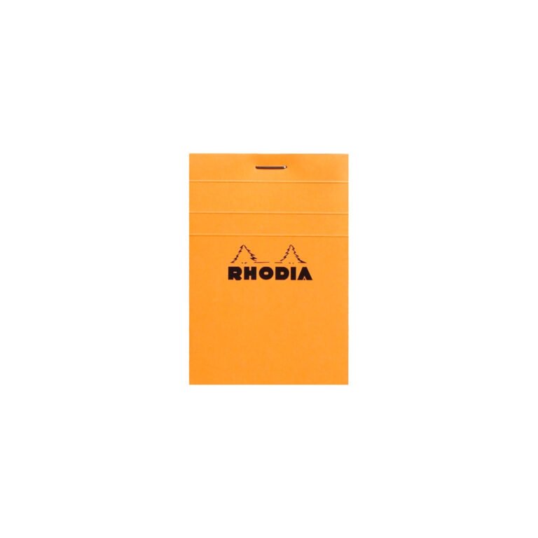 Rhodia Notepad, Graph Ruled, 80gsm, 80/pages, Orange, Assorted Sizes