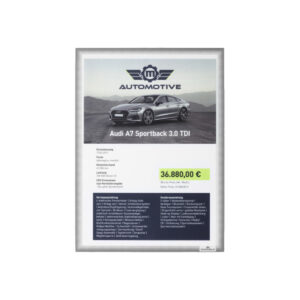 Durable INFO POCKET A4 Static Cling, 5/pack, Grey