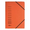 Pagna Manila Folder A4 with elastic fastener, Orange - Thumbnail Image 1