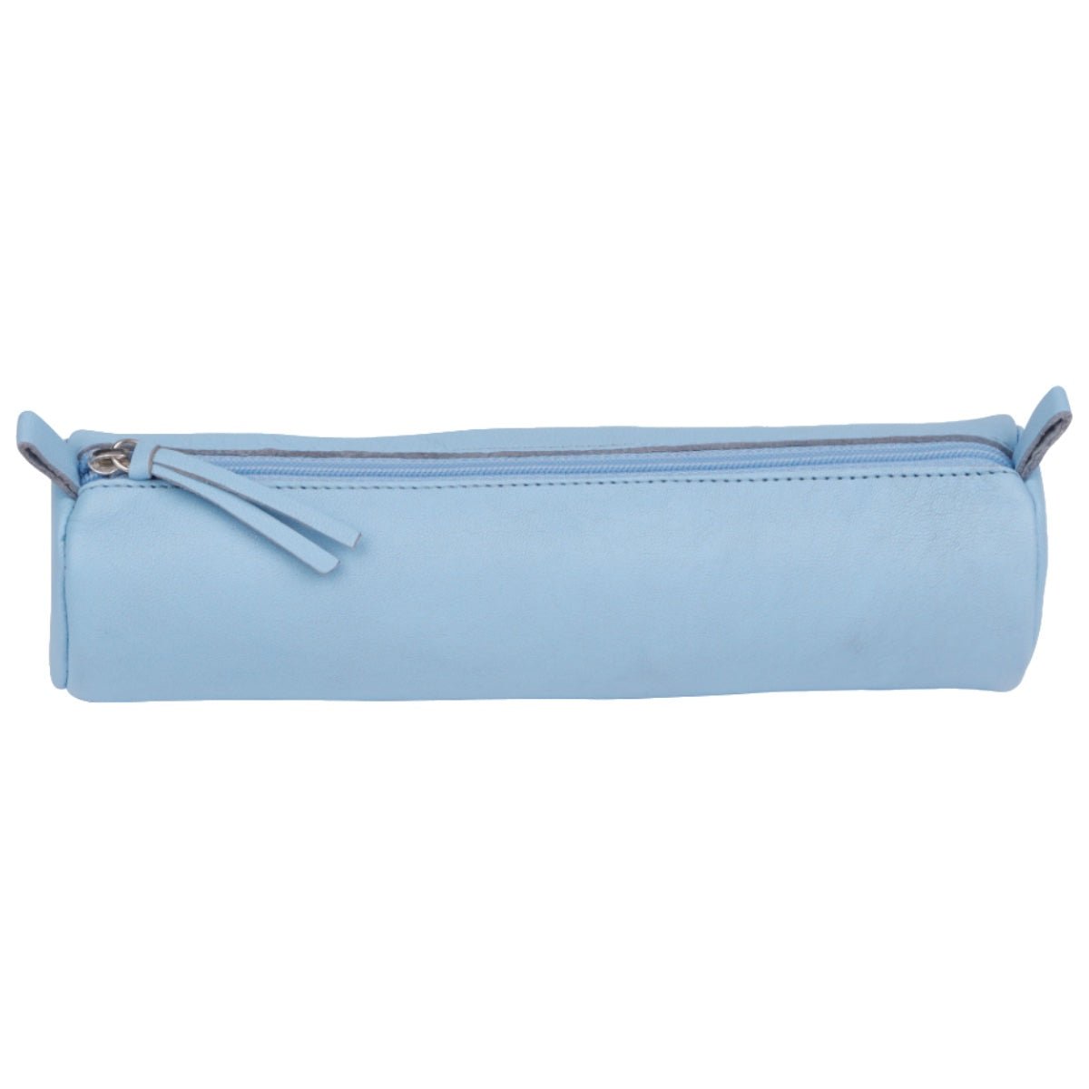 Clairefontaine Leather Round Pencil Case, Sky Blue - Image 2