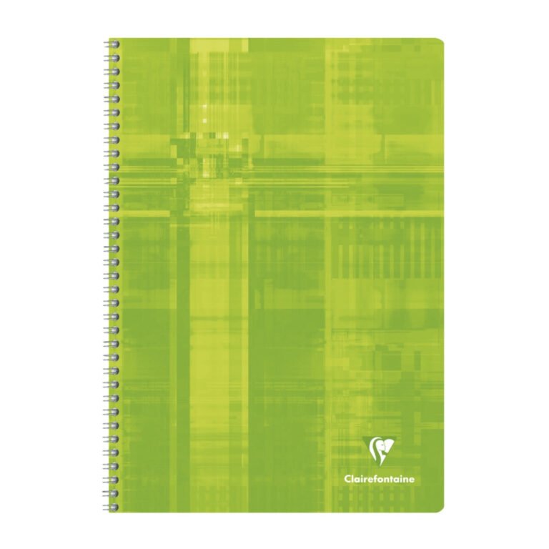 Clairefontaine Spiral Notebook A4, Graph Ruled, 90gsm, 100/pages, Assorted Colors