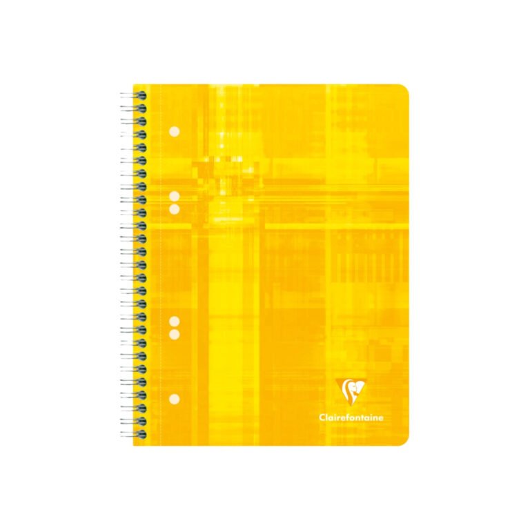 Clairefontaine Spiral Notebook A5+, Lined, 90gsm, 160/pages, Assorted Colors