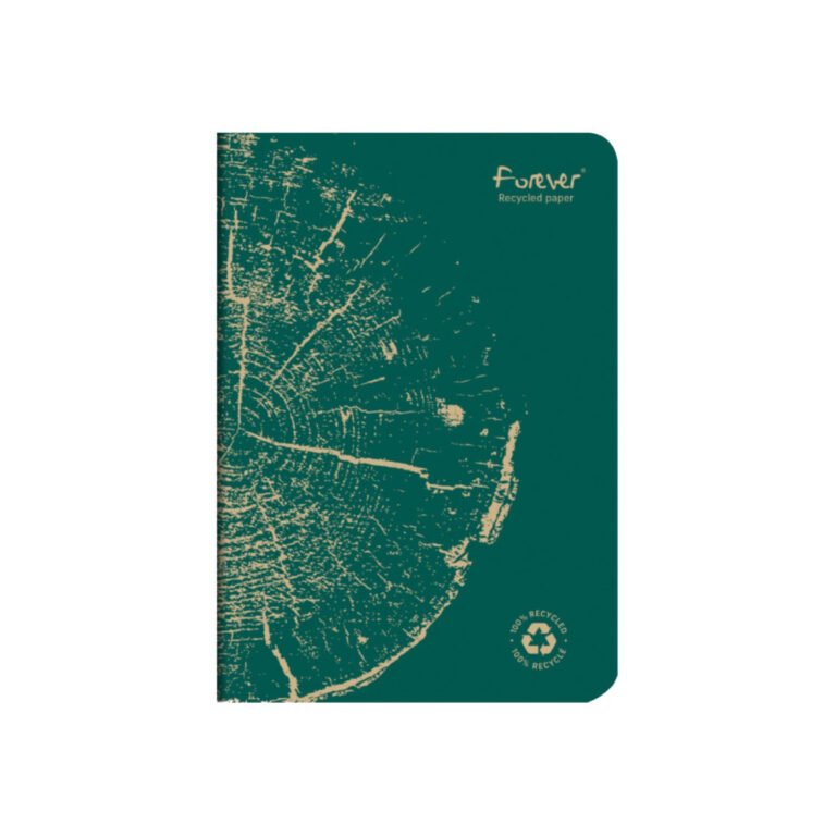 Clairefontaine Forever Premium 100% Recycled Notebook A5, Staplebound, Lined, 90gsm, 96/pages, Assorted Colors