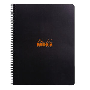 Rhodia Spiral Notebook A4+ with Index, Lined, 80gsm, 160/pages, Assorted Colors