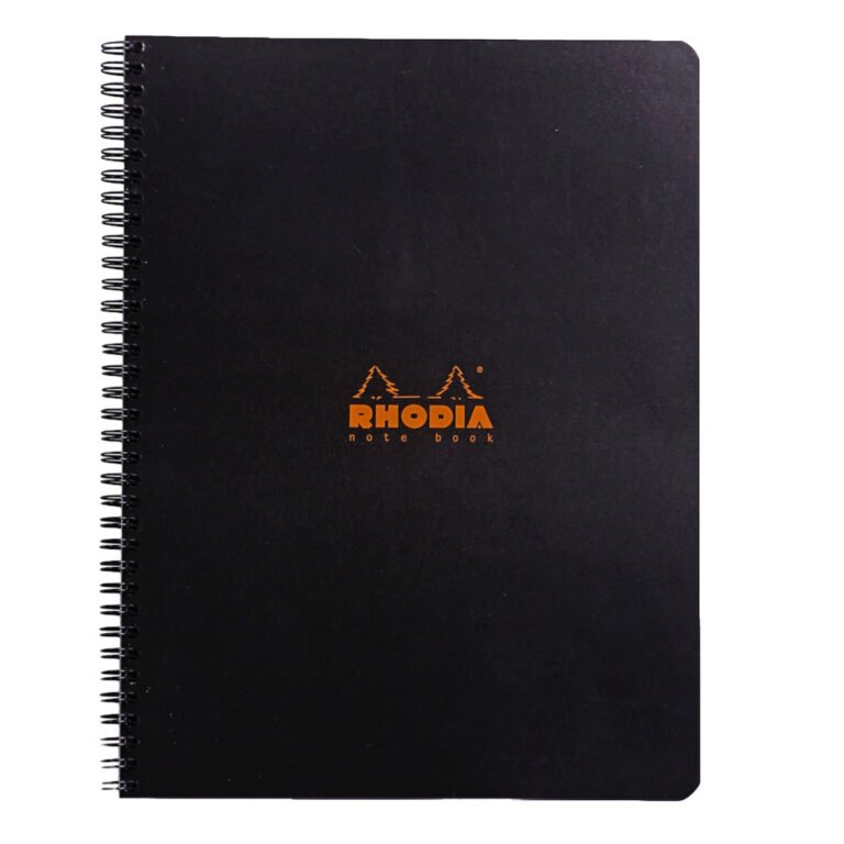 Rhodia Spiral Notebook A4+ with Index, Lined, 80gsm, 160/pages, Assorted Colors