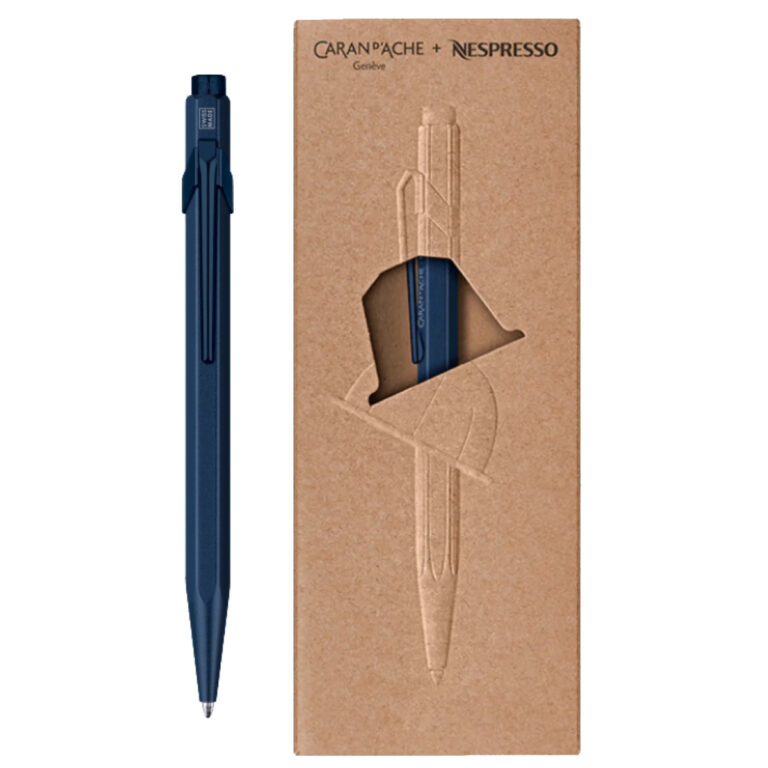 Caran d’Ache 849 Ballpoint Pen, NESPRESSO Edition VI, 0.25mm, Blue