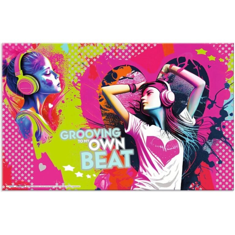 Herma Desk Mat, Double-Sided, 55 x 35cm, Motif Music Girl