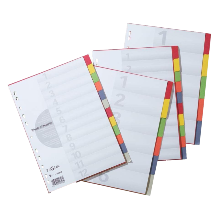 Pagna Divider Manila Colored, 246 x 306 mm, 6 Tabs