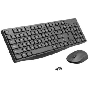 HP CS10 Wireless Keyboard & Mouse Ergonomic Design Black