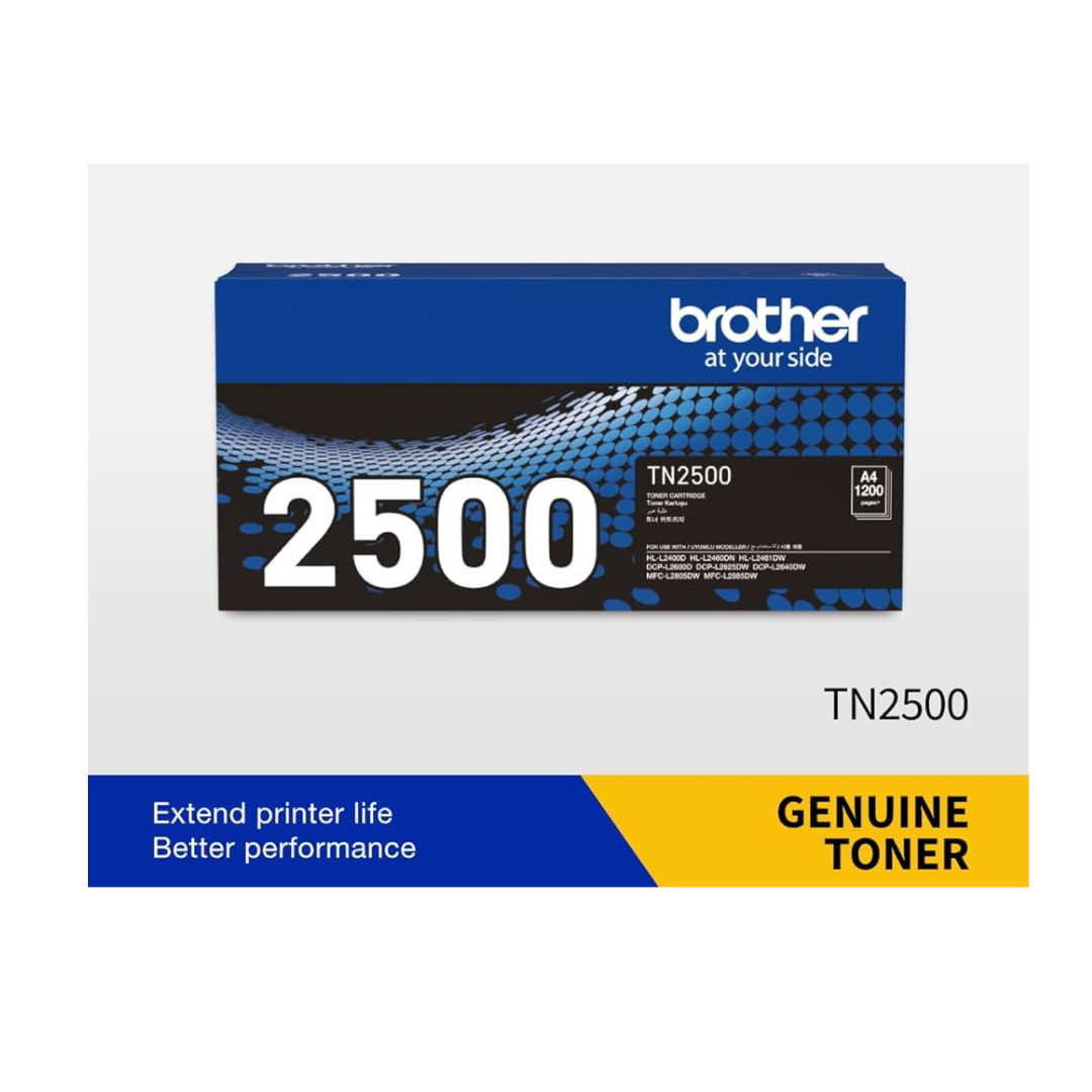 Brother TN-2500 Black Toner Cartridge - Image 2