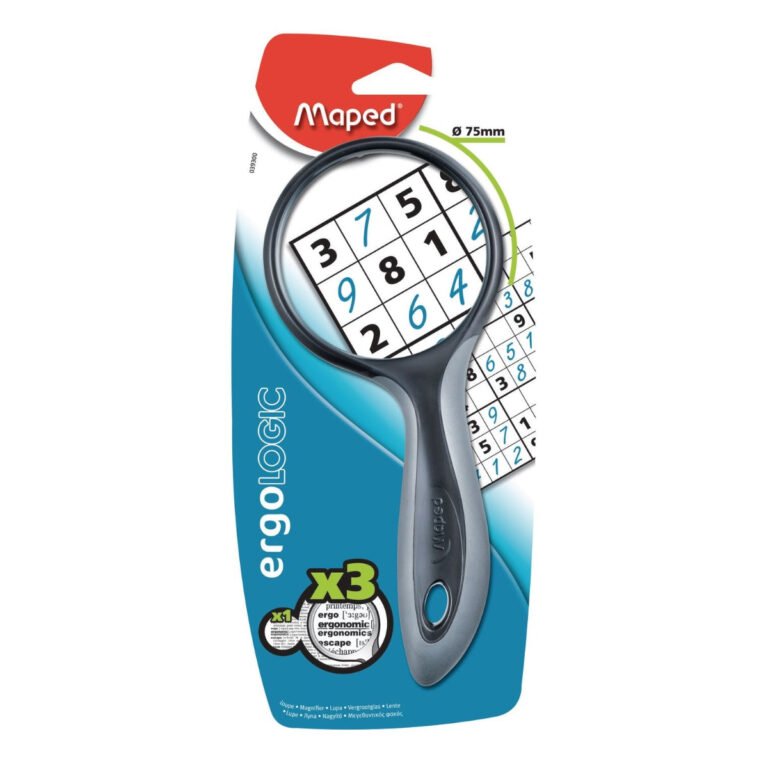 Maped Magnifier, 3x optical magnification, 75mm diameter glass