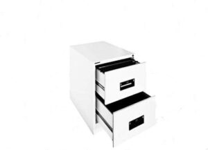 Hadid 2 Drawers Metal Filing Cabinet